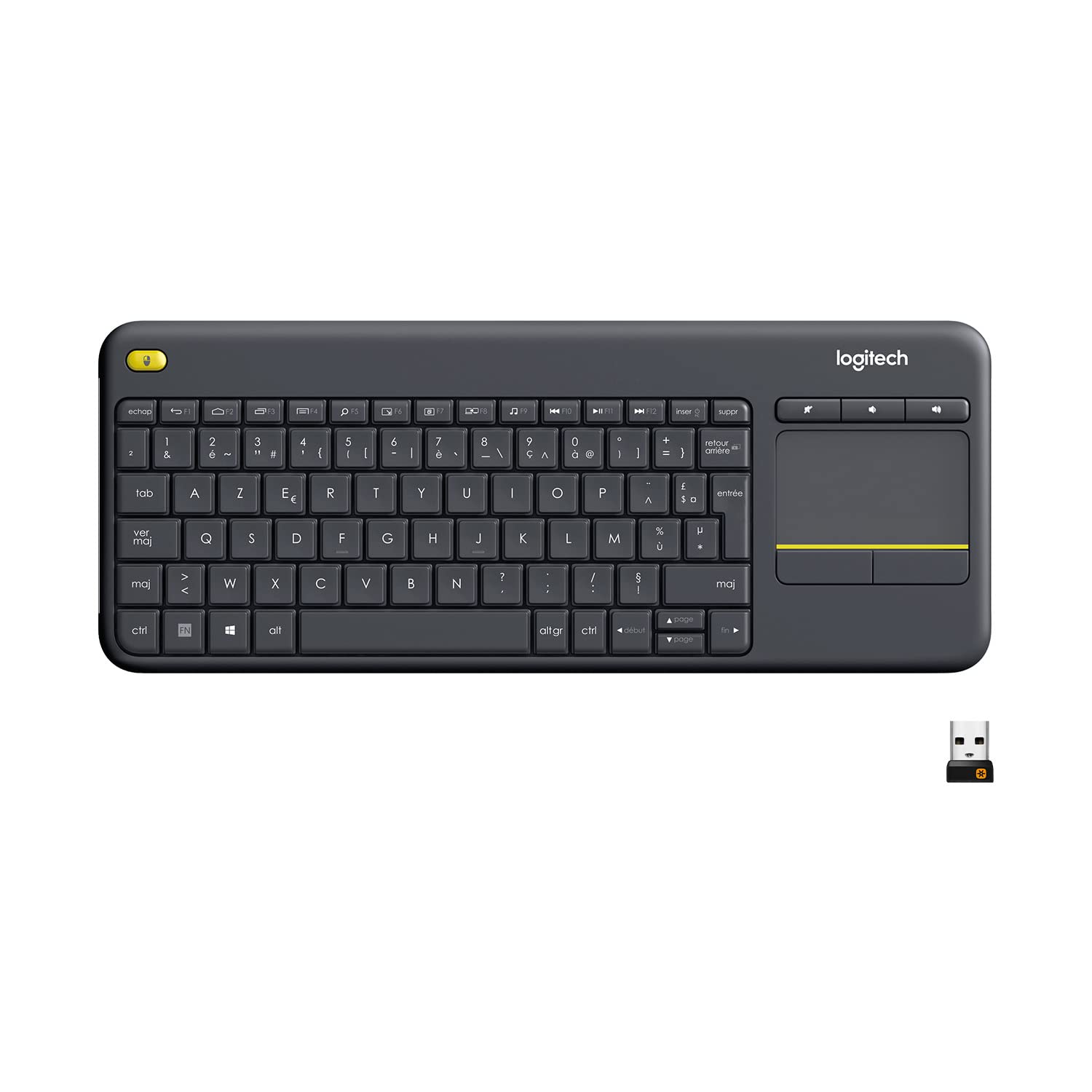 Logitech K400 Clavier Sans fil AZERTY