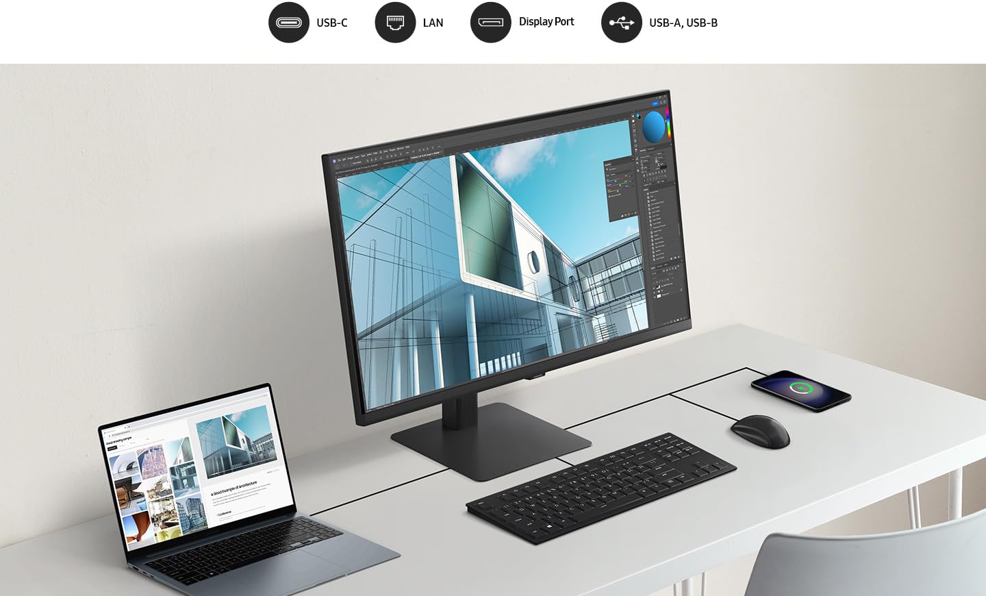 Samsung ViewFinity S6 Écran 32" QHD IPS