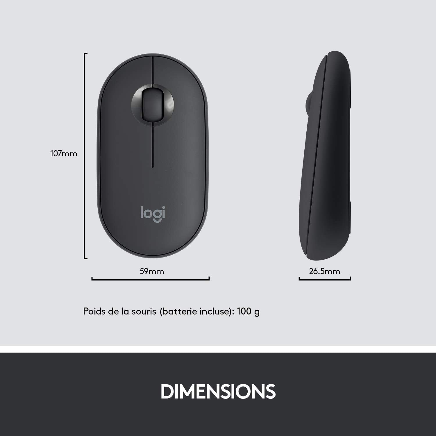 Logitech MK470 Ensemble clavier + souris Sans fil