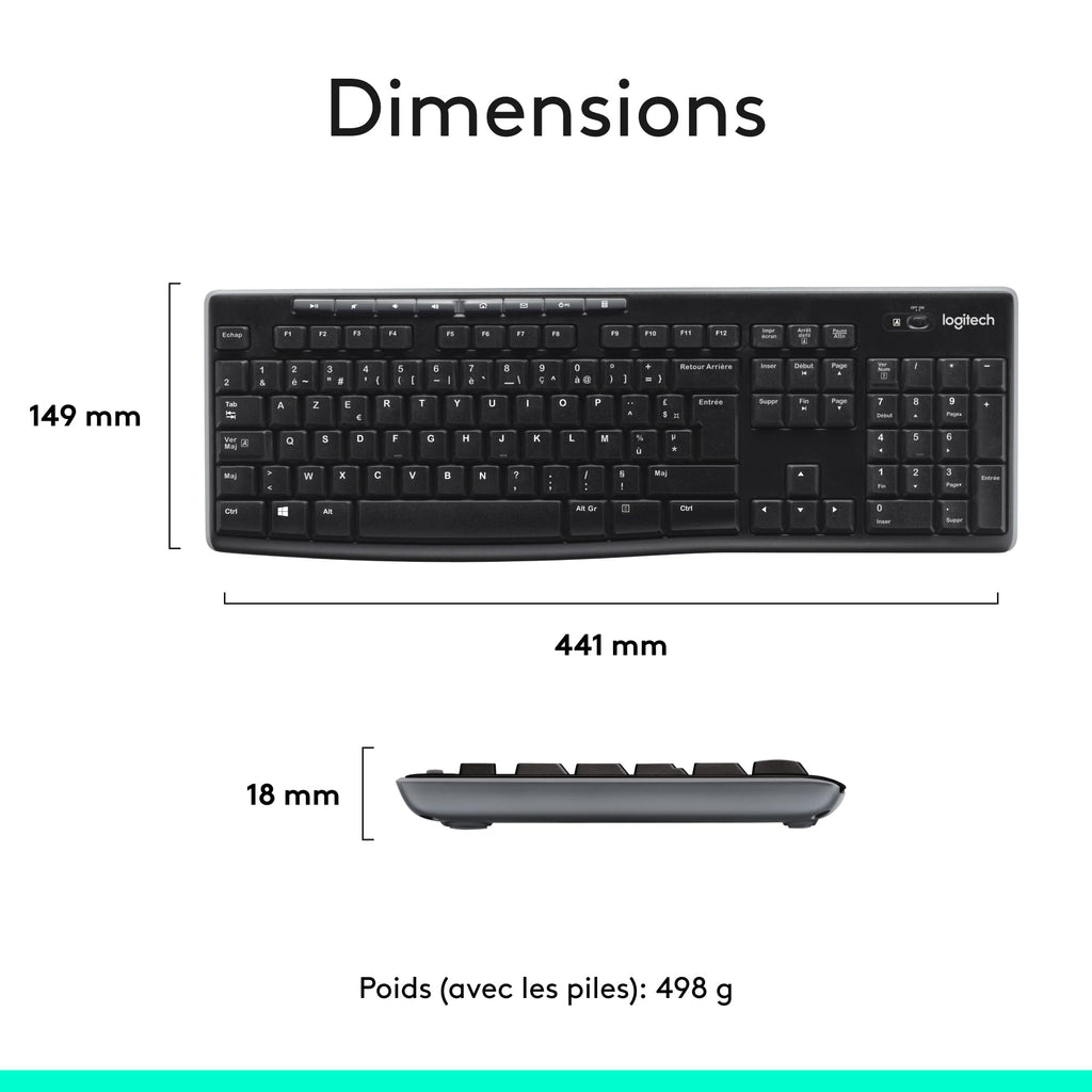 Logitech Ensemble clavier + souris