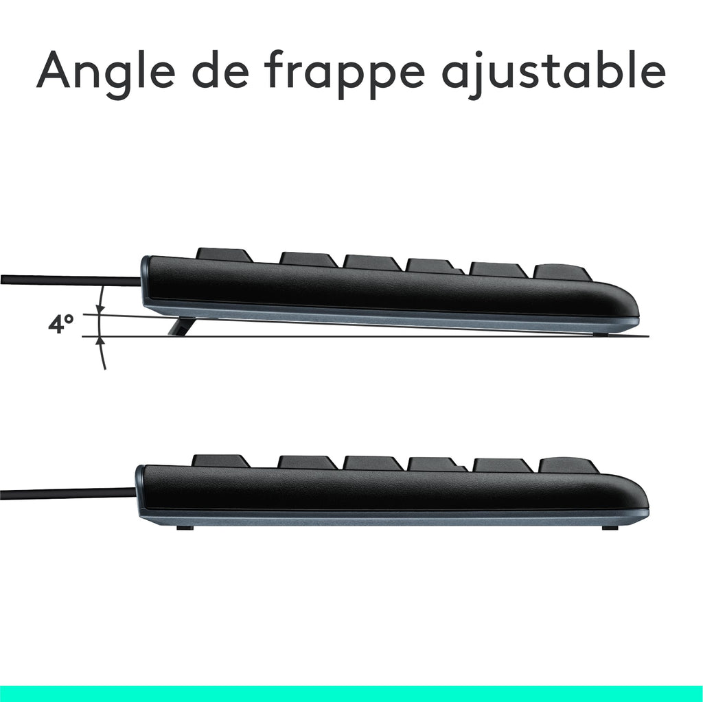 Logitech MK120 Ensemble clavier + souris Filaire AZERTY