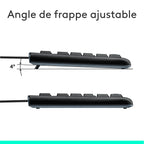 Logitech MK120 Ensemble clavier + souris Filaire AZERTY