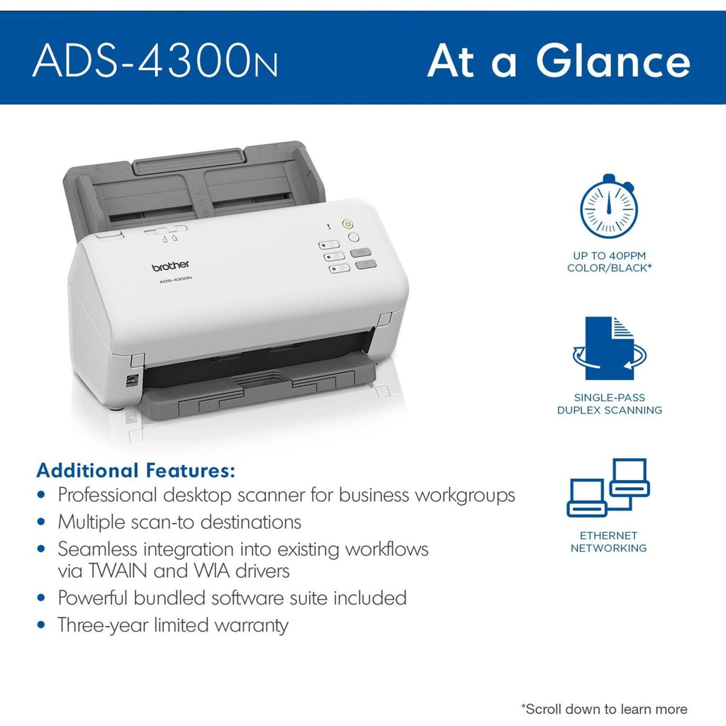 Brother 4300N Scanner A4
