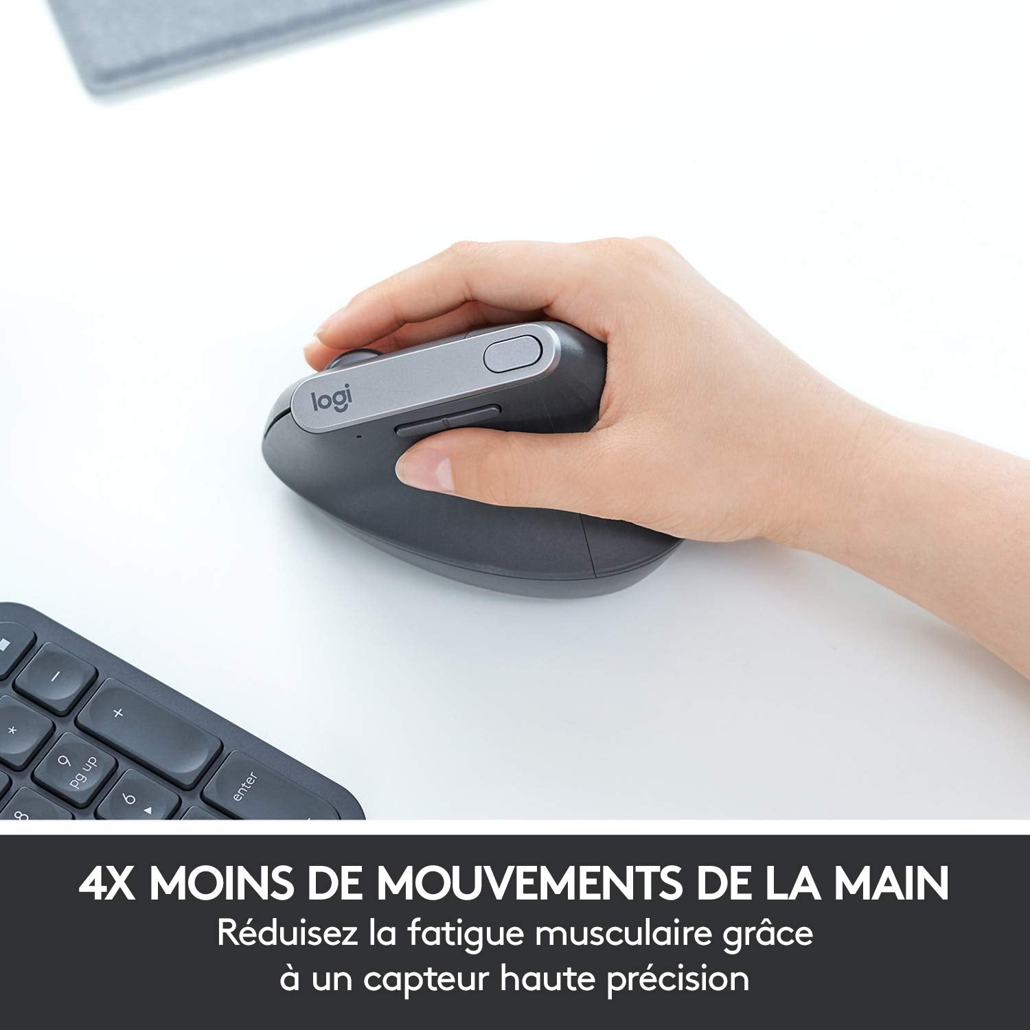 Logitech MX Vertical Souris Bluetooth, Sans fil