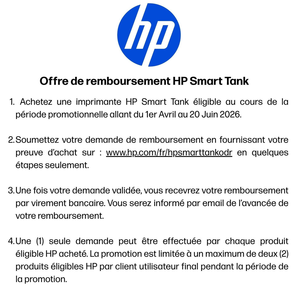 HP 28C02A Imprimante multifonction Jet d'encre Couleur A4 Wi-Fi