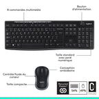Logitech Ensemble clavier + souris