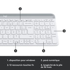 Logitech MK470 Ensemble clavier + souris Sans fil
