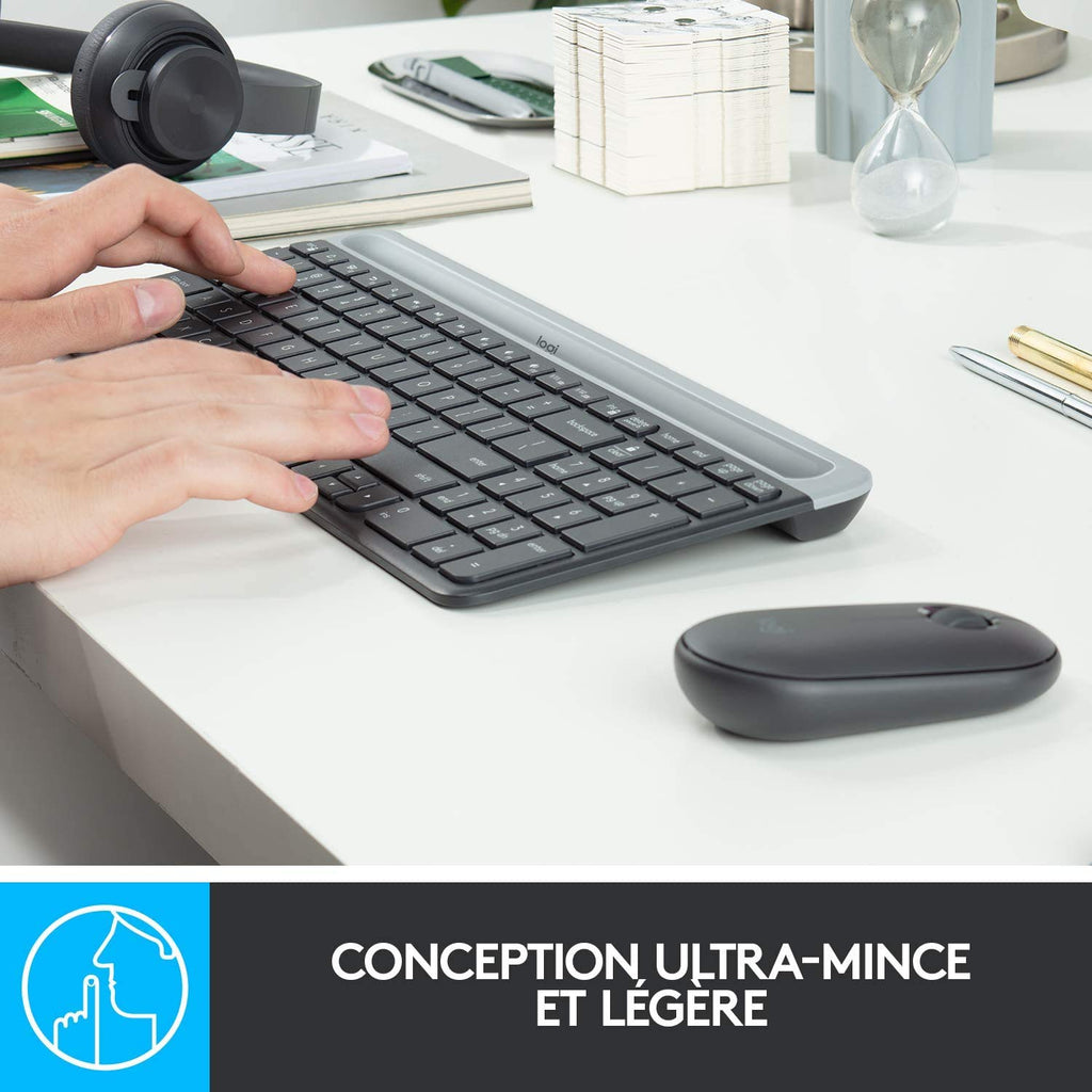 Logitech MK470 Ensemble clavier + souris Sans fil