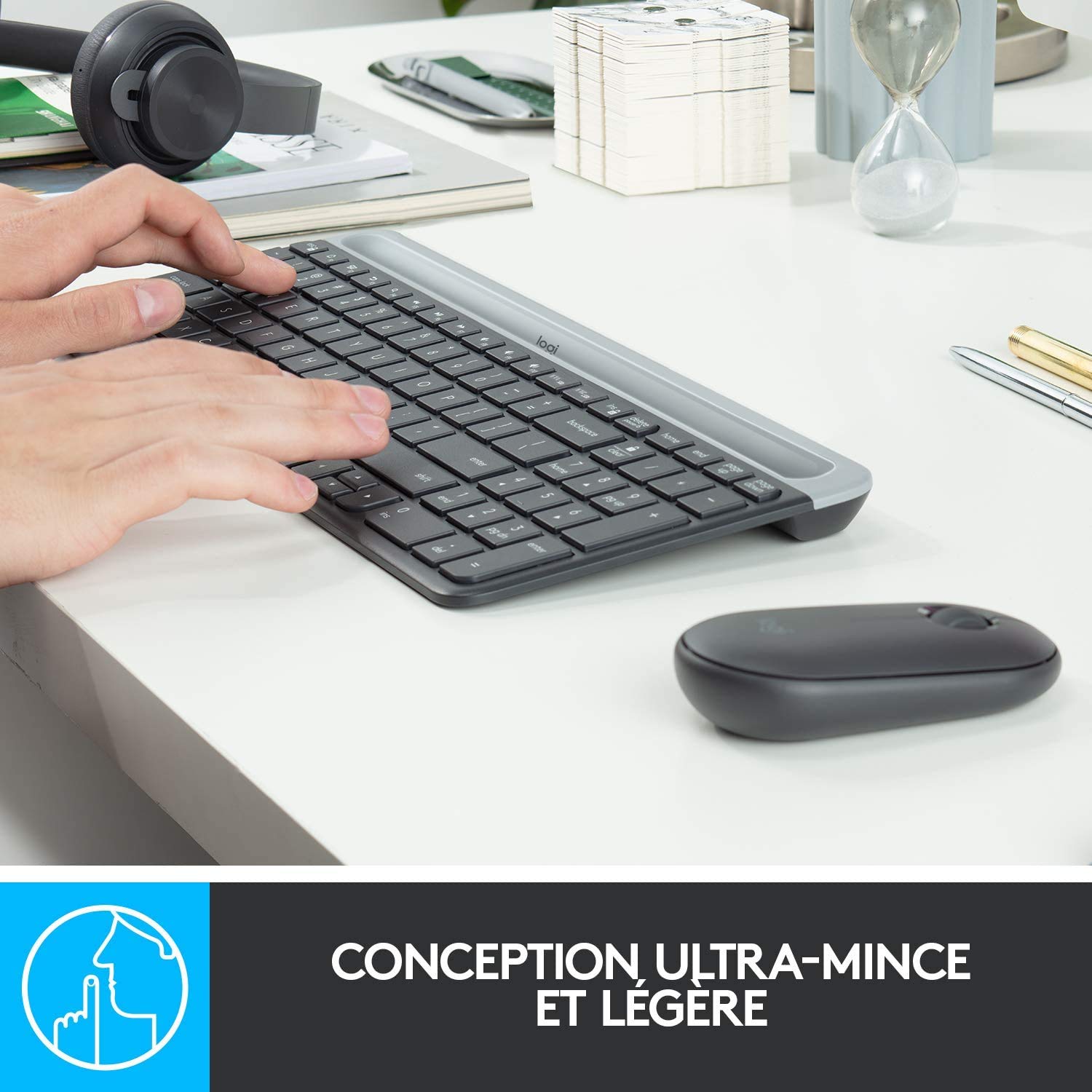 Logitech MK470 Ensemble clavier + souris Sans fil