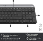 Logitech MK470 Ensemble clavier + souris Sans fil