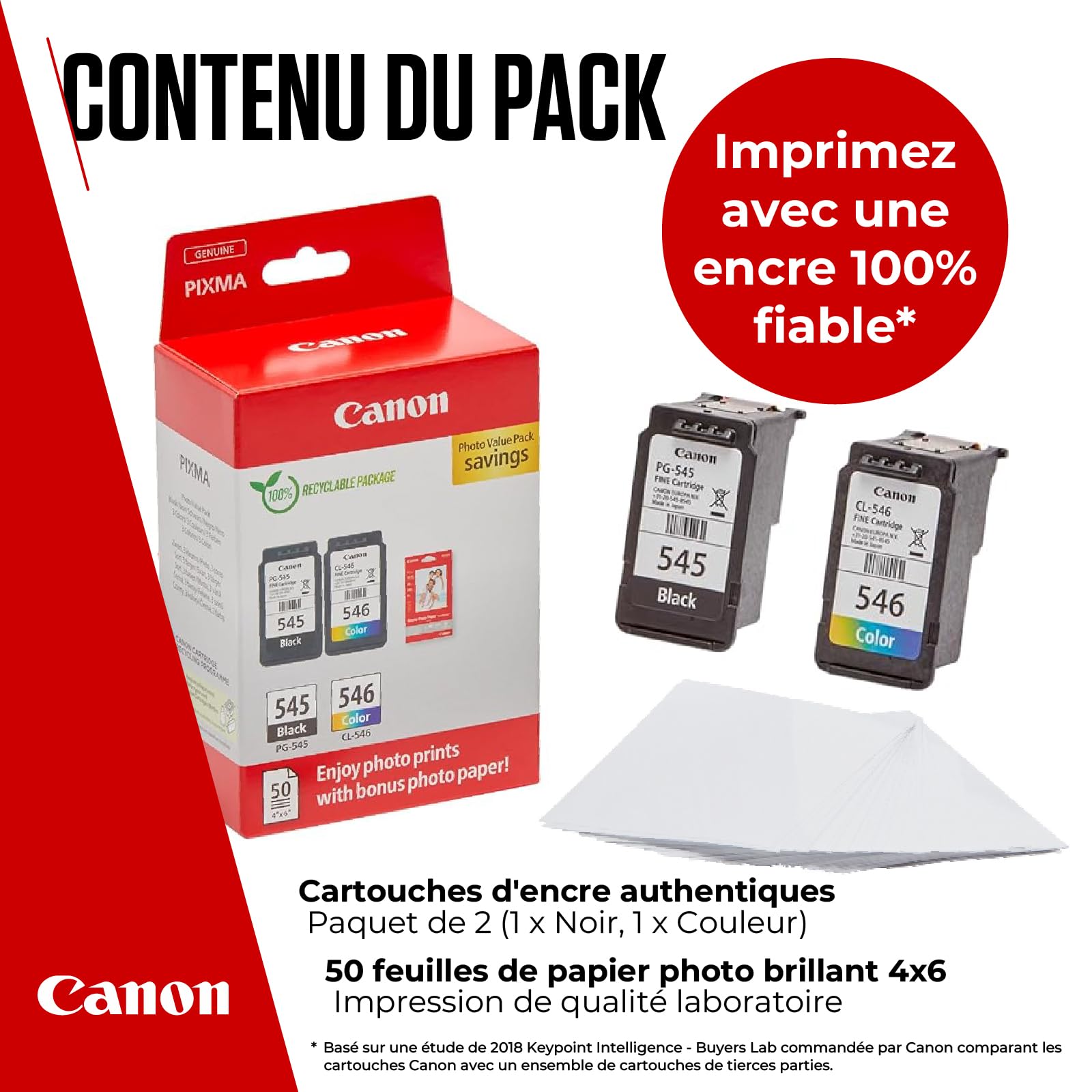 Canon PG-545 Cartouche d'encre Noir d'origine