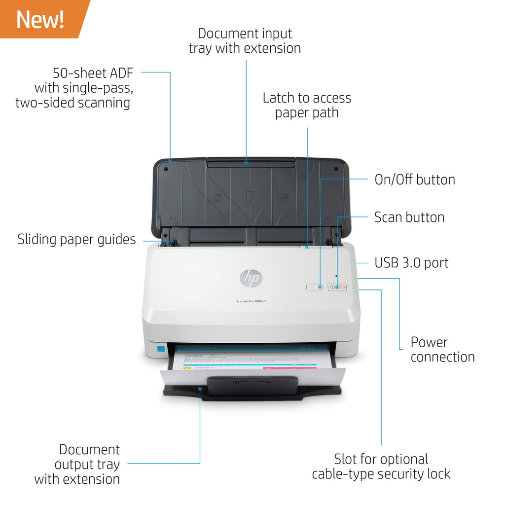 HP 6FW06A Scanner