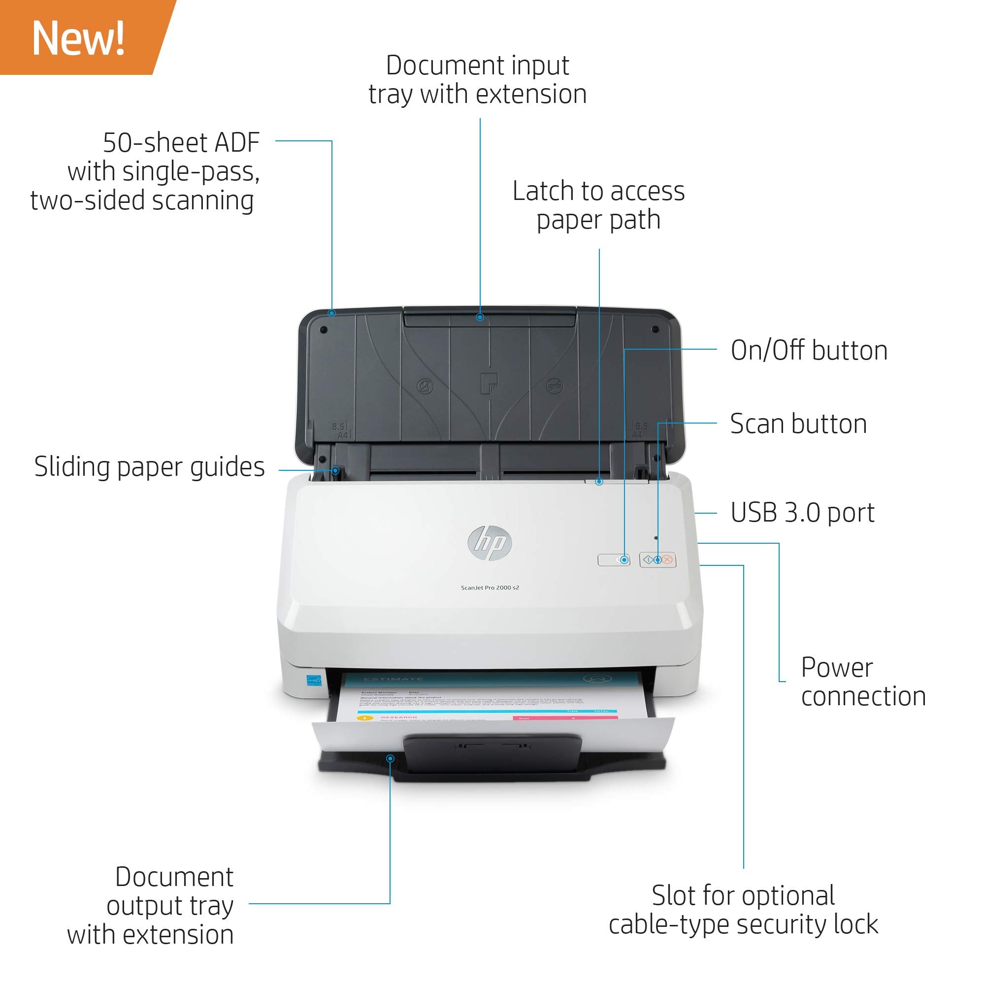 HP 6FW06A Scanner