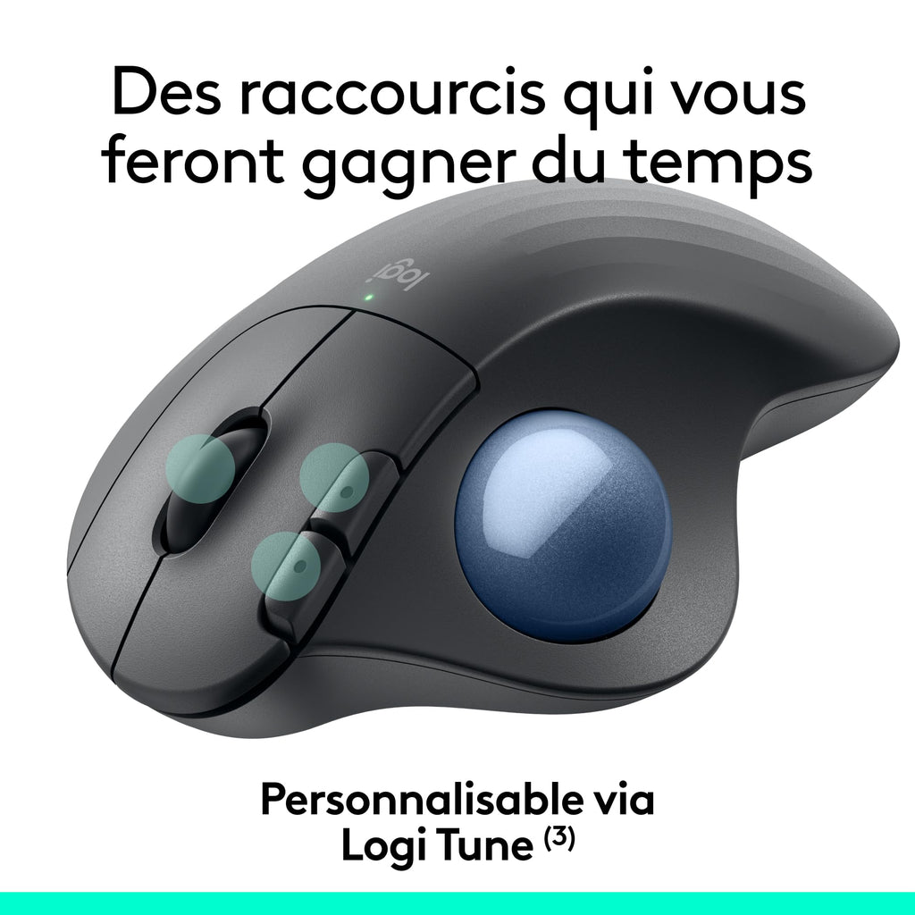 Logitech ERGO M575 Souris Bluetooth, Sans fil