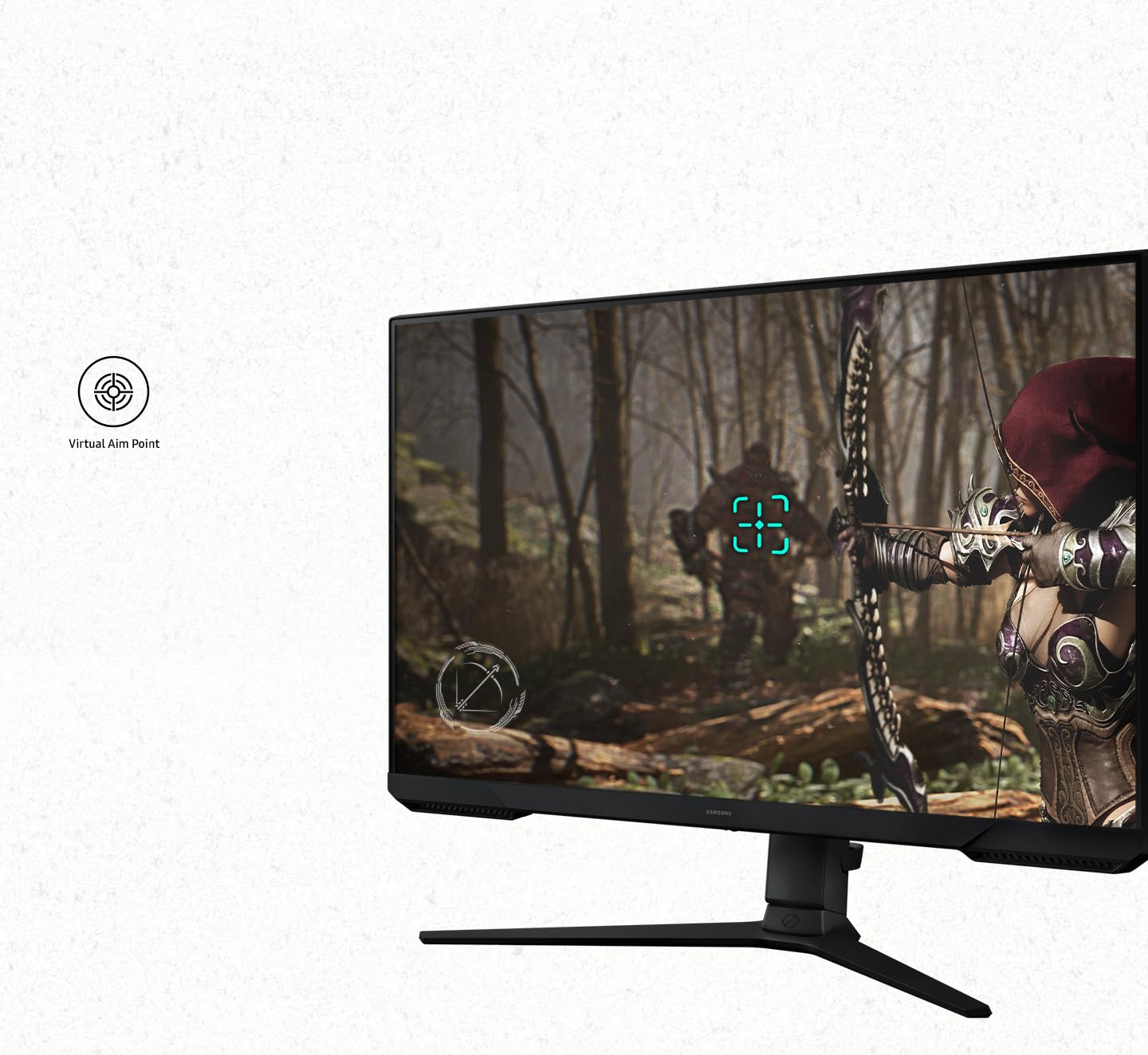 Samsung Odyssey G30D Écran 27" Full HD VA 180 Hz