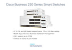 Cisco CBS220-8FP-E-2G-EU Switch réseau 8 ports