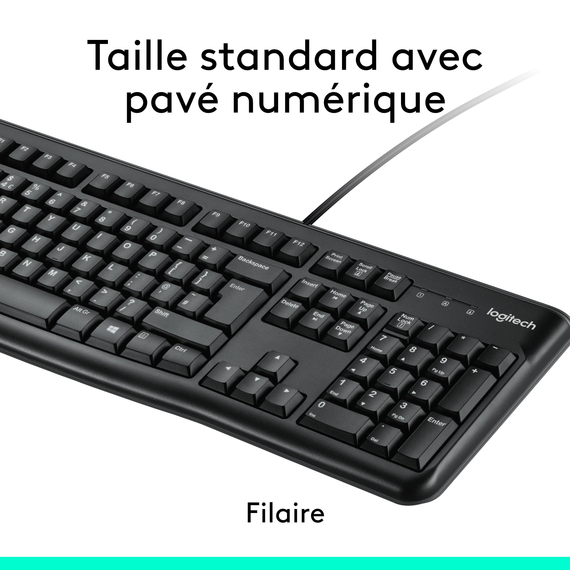 Logitech MK120 Ensemble clavier + souris Filaire AZERTY