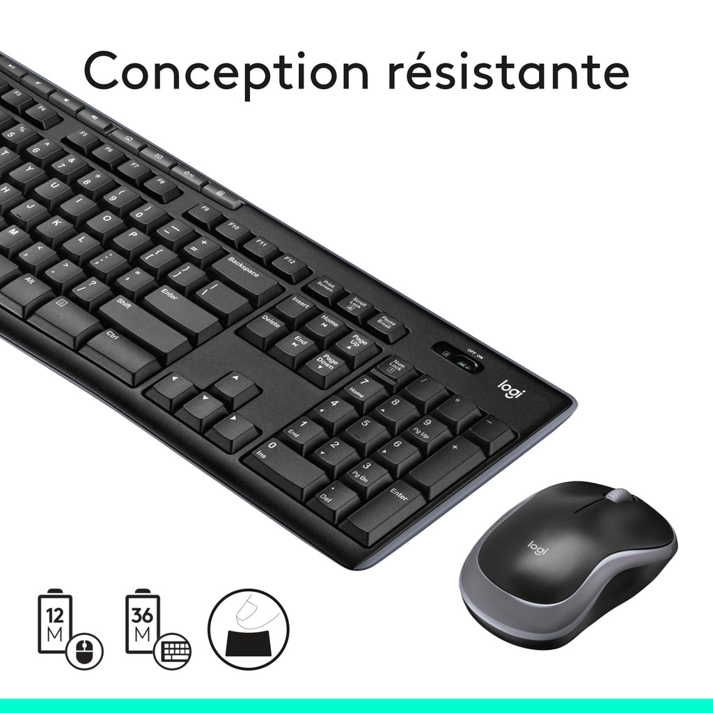 Logitech Ensemble clavier + souris