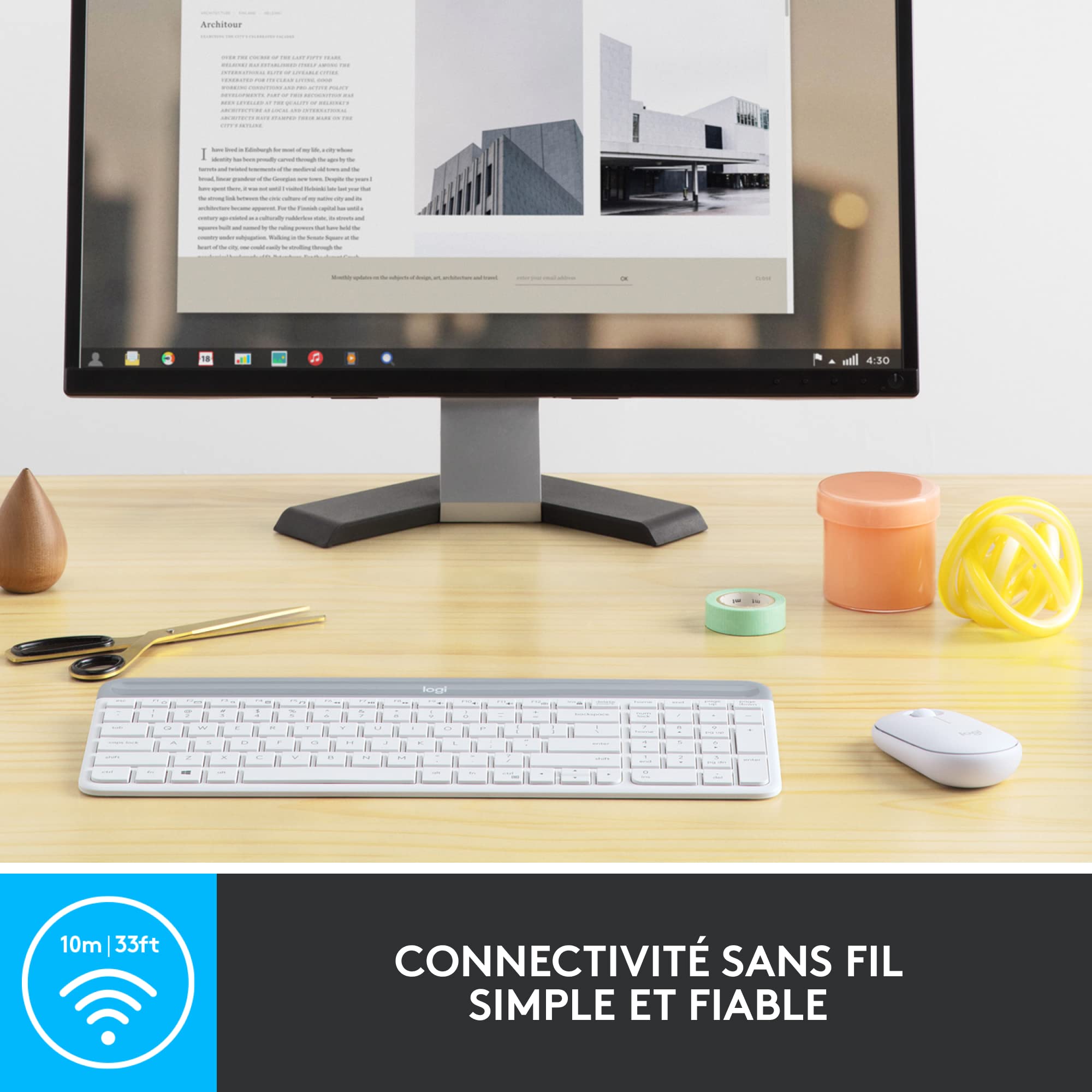 Logitech MK470 Ensemble clavier + souris Sans fil