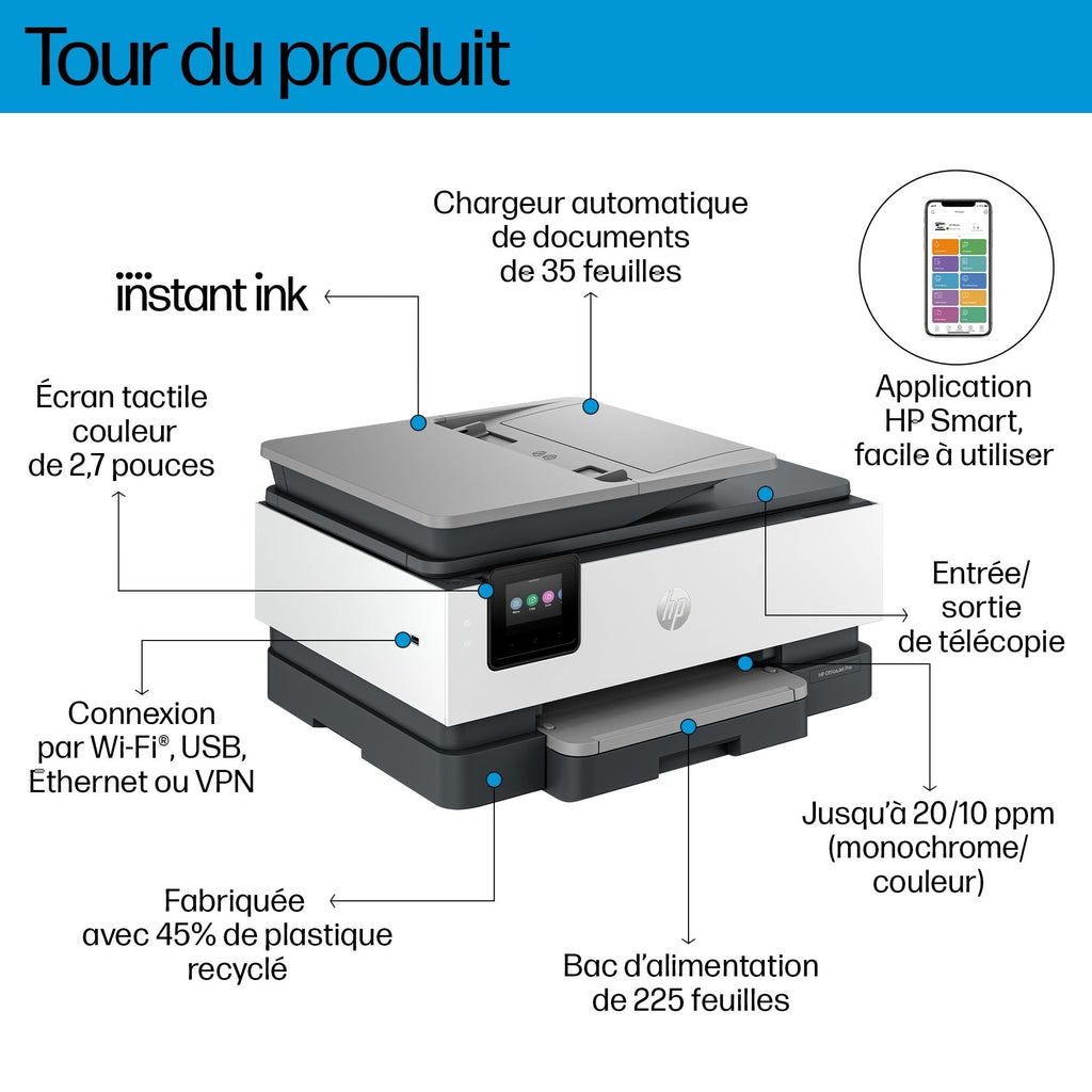 HP Imprimante Jet d'encre