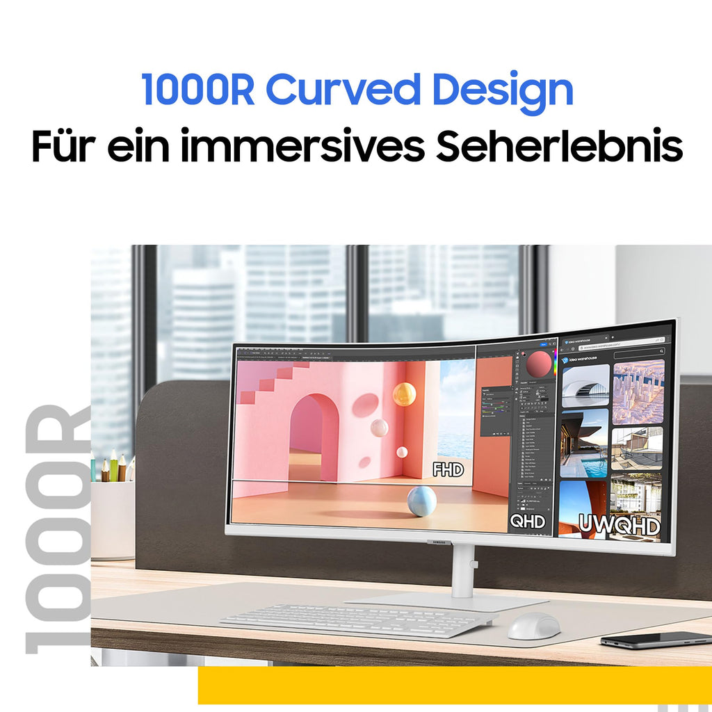 Samsung ViewFinity S6 Écran 34" WQHD VA