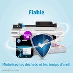 HP T120 Cartouche d'encre Cyan d'origine