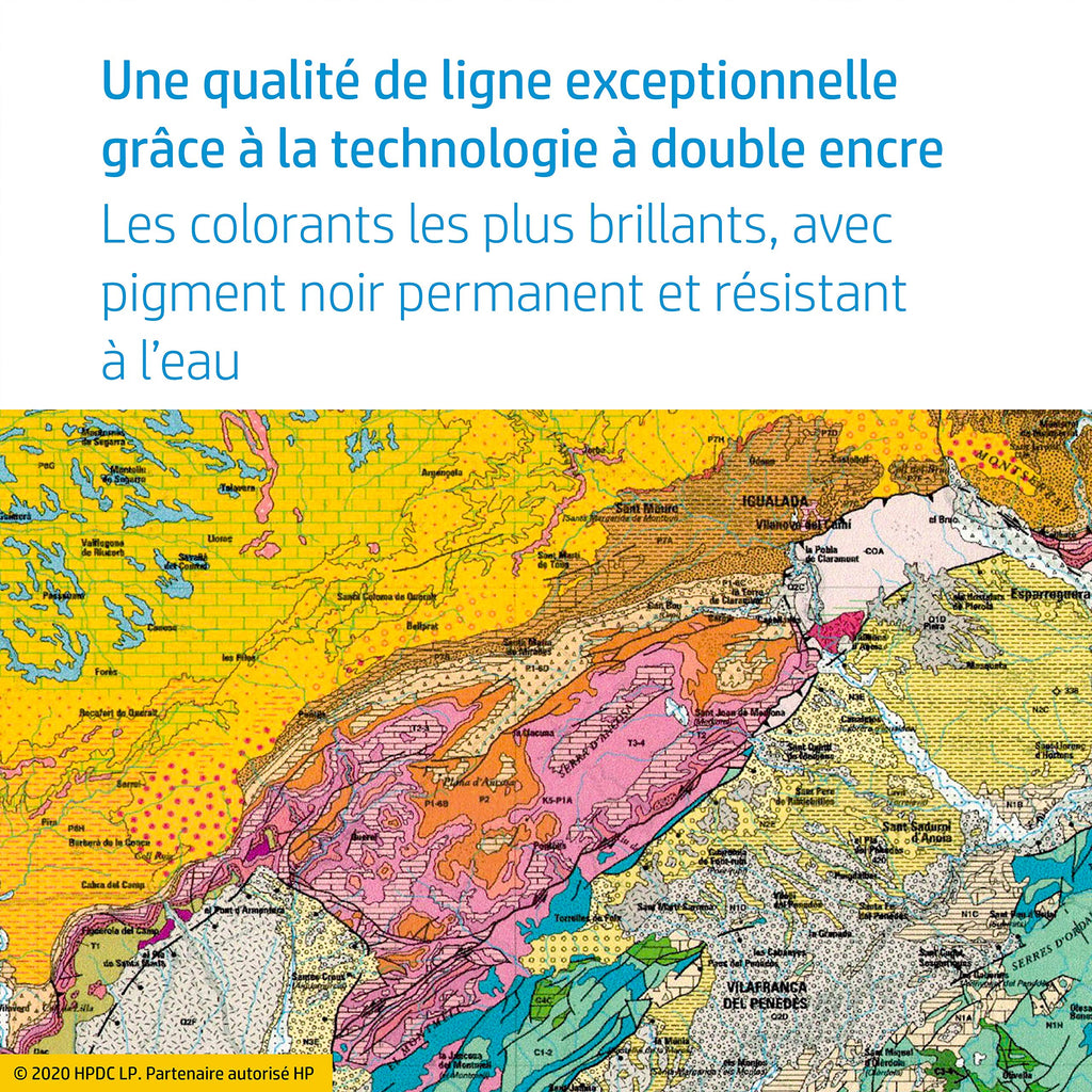 HP T120 Cartouche d'encre Cyan d'origine